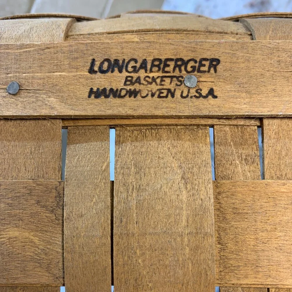 Vintage Longaberger Rectangle Basket 1985 #1